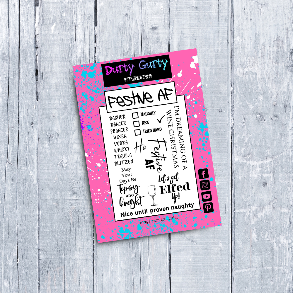 Pretty Gets Gritty Stamps